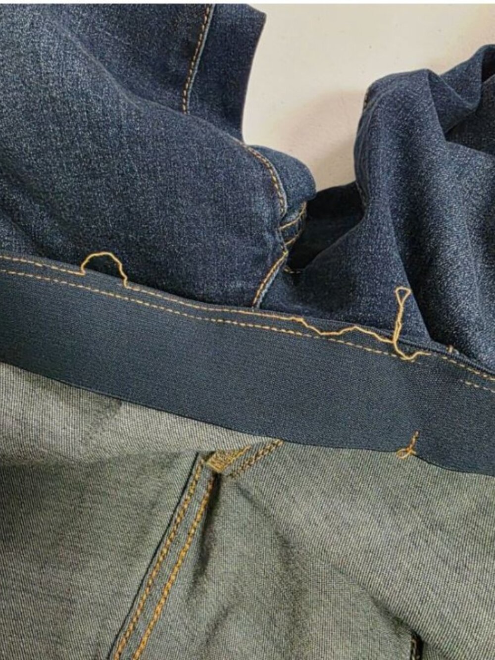 We The Free Curvy Last Dance Jeans Low Rise Flare Dark Wash Raw Hem Pull On - Picture 9 of 14